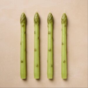 John Derian Asparagus candles green 4pk